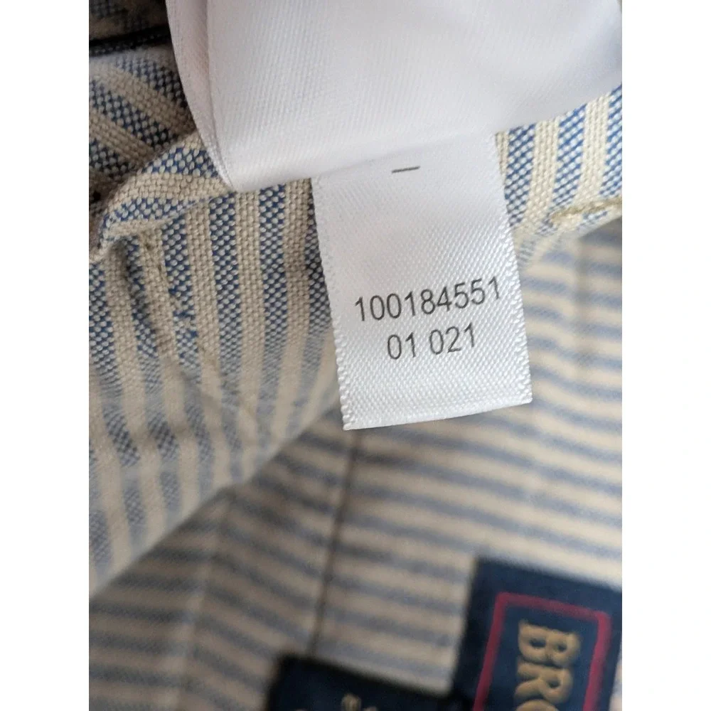NWT Brooks Brothers Men's 42x32 Khaki Chinos Pants Brooksgate Cotton Stetch